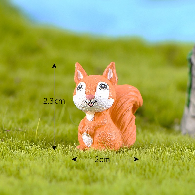 Small Cute Squirrel Micro Landscape Miniature Craft Supplies