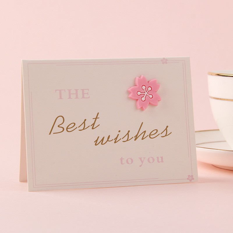 The Best Wishes To You Small Flower Icon Single Card Greeting Card