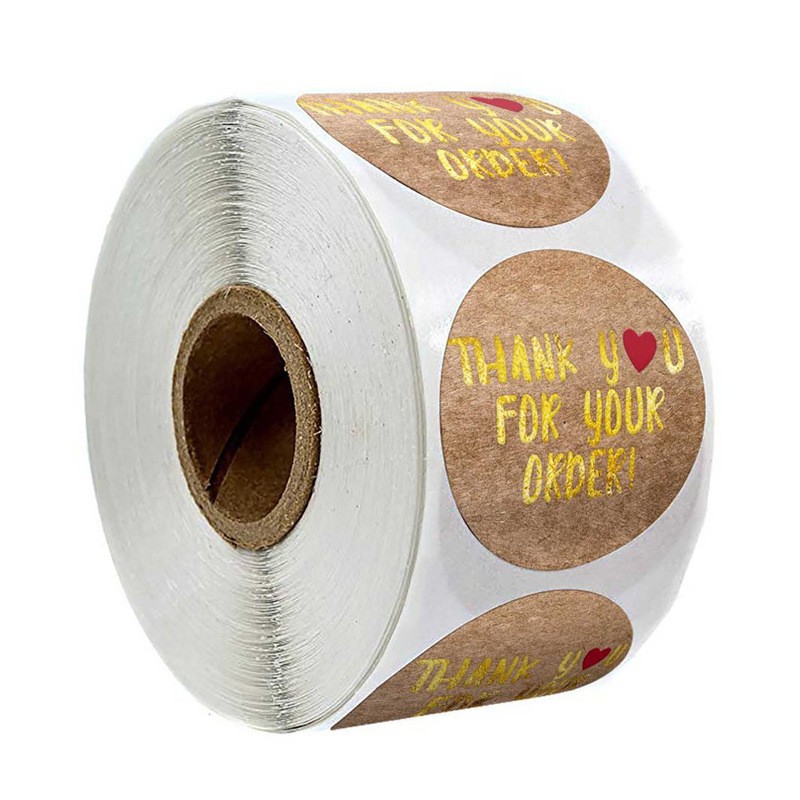 No. 1 Thank You Sticker Roll