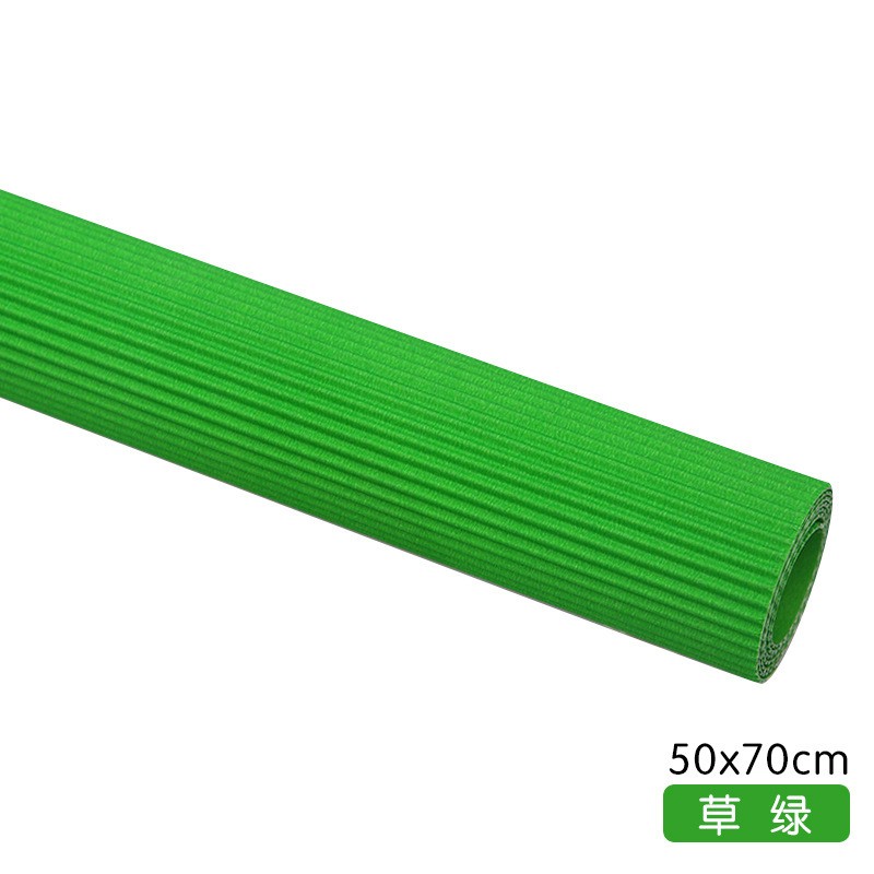1 Sheet Of Grass Green Large Sheet Of Corrugated Paper Kids Craft Supplies Clearance
