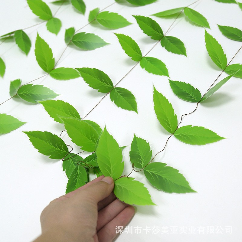 4M Film Leaf Pull Flower Shade Green Bunting