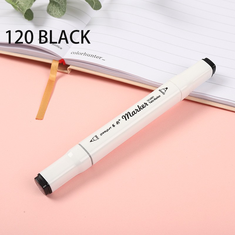 120 Black Double Sided Marker