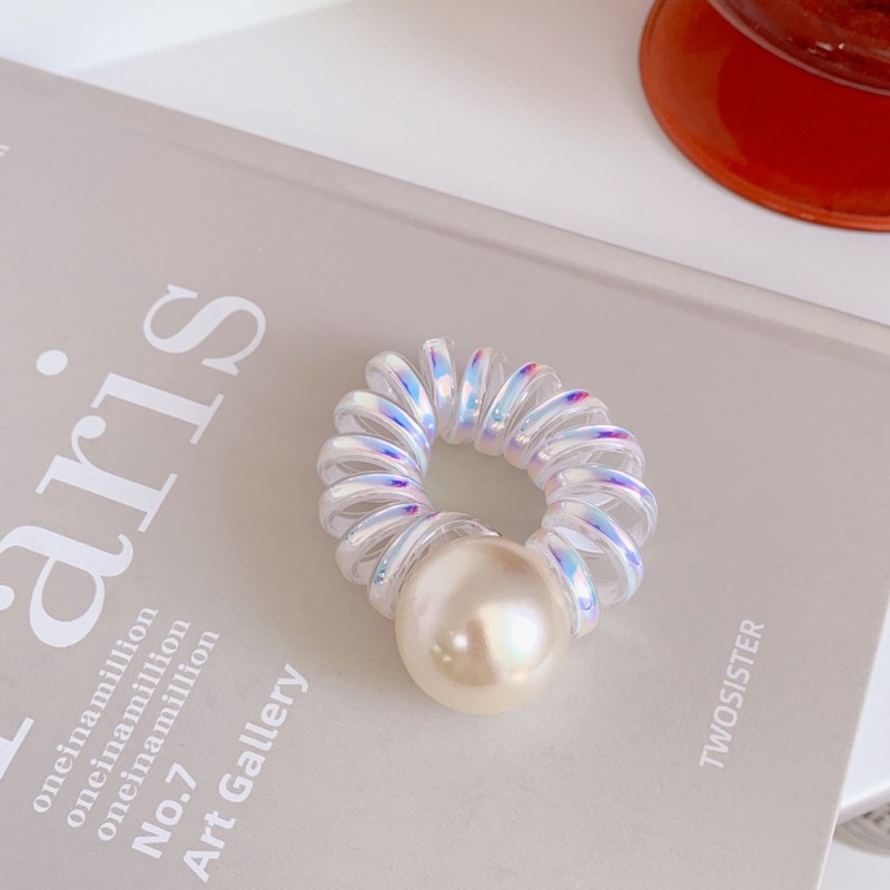4# Large Pearl Blue Light Hair Accessories Clearance
