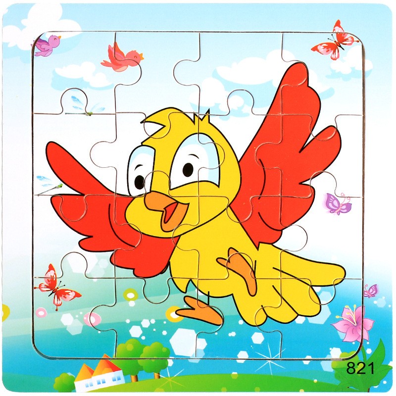 16 Pieces Of Bird 22 Piece Childrens Puzzle
