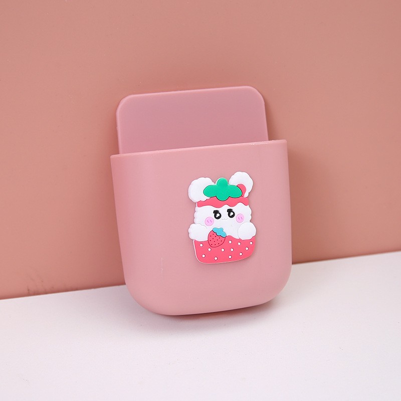 Strawberry Bunny Wall Mount Storage