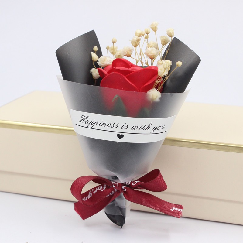 Red Soap - White Full Floral Bouquet