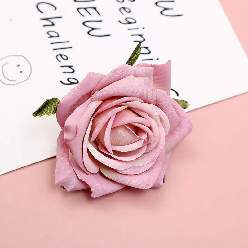 Light Pink Artificial European Rose Clearance