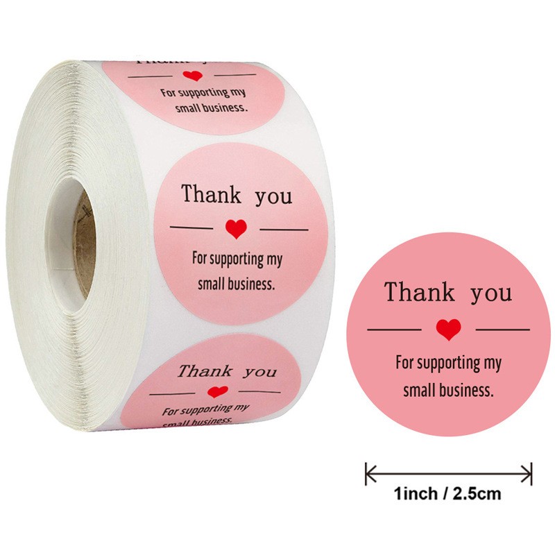 No. 4 Thank You Stickers