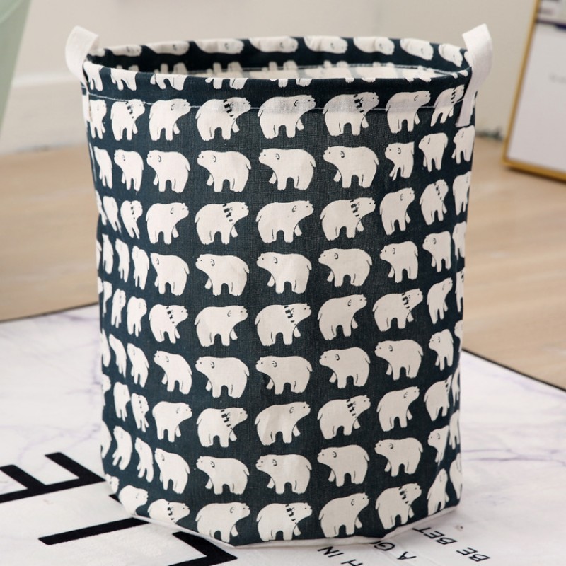 Polar Bear large Laundry Storage Basket