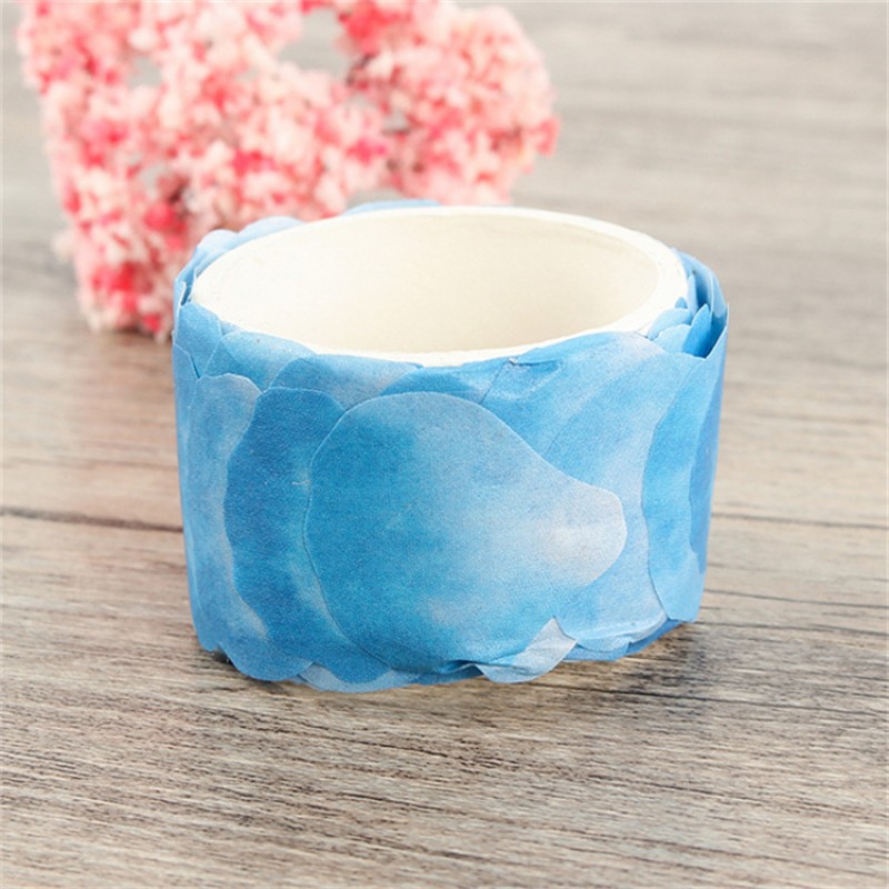 Light Sky Blue Small Petals Cherry Blossom Petals Paper Tape Clearance