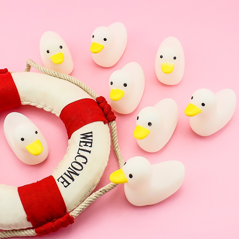 White Duck Single If You Want A Bagplease Take 50 Pieces Cartoon Toys