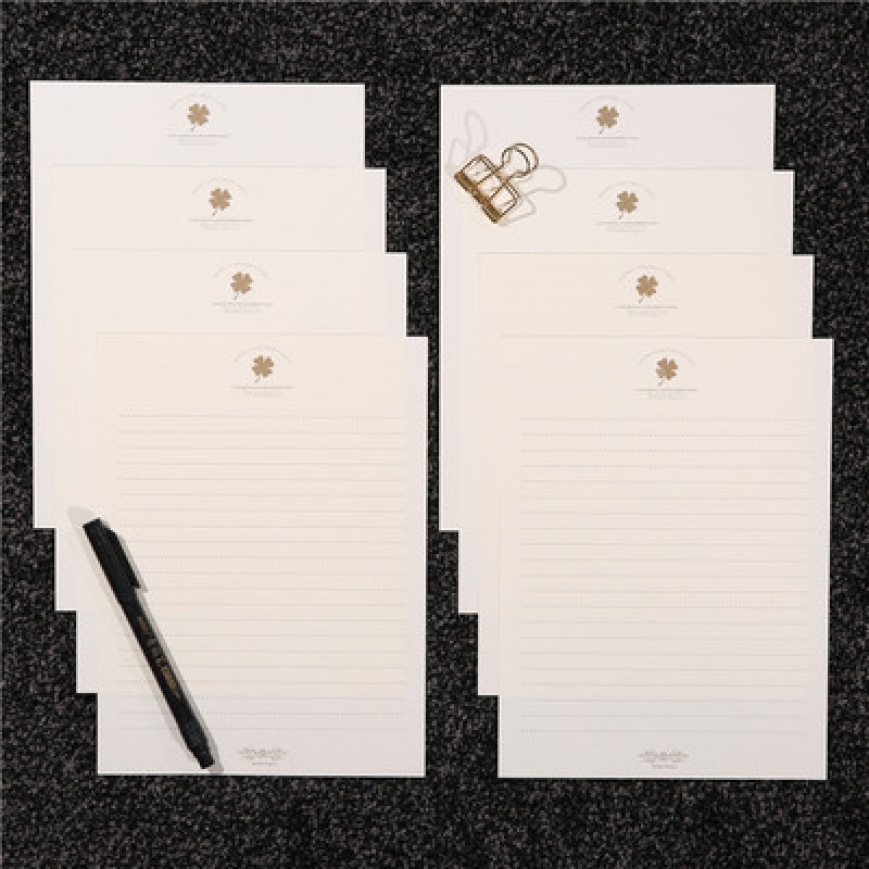 Clover - White8 Sheets - Set Creative Letter Paper