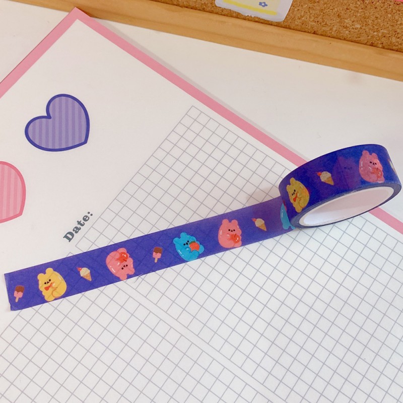 8#Bear Washi Tape