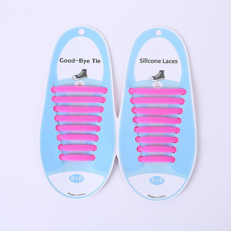 Pink Lazy Shoelaces