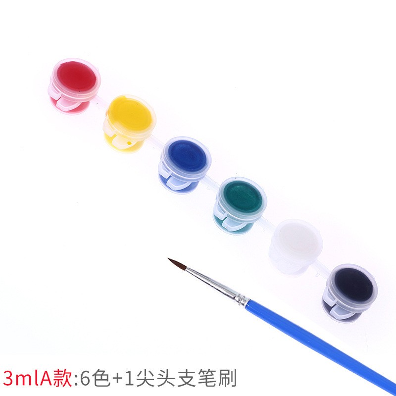 3Mla - 1 Pointed Brush Kids Painting Supplies