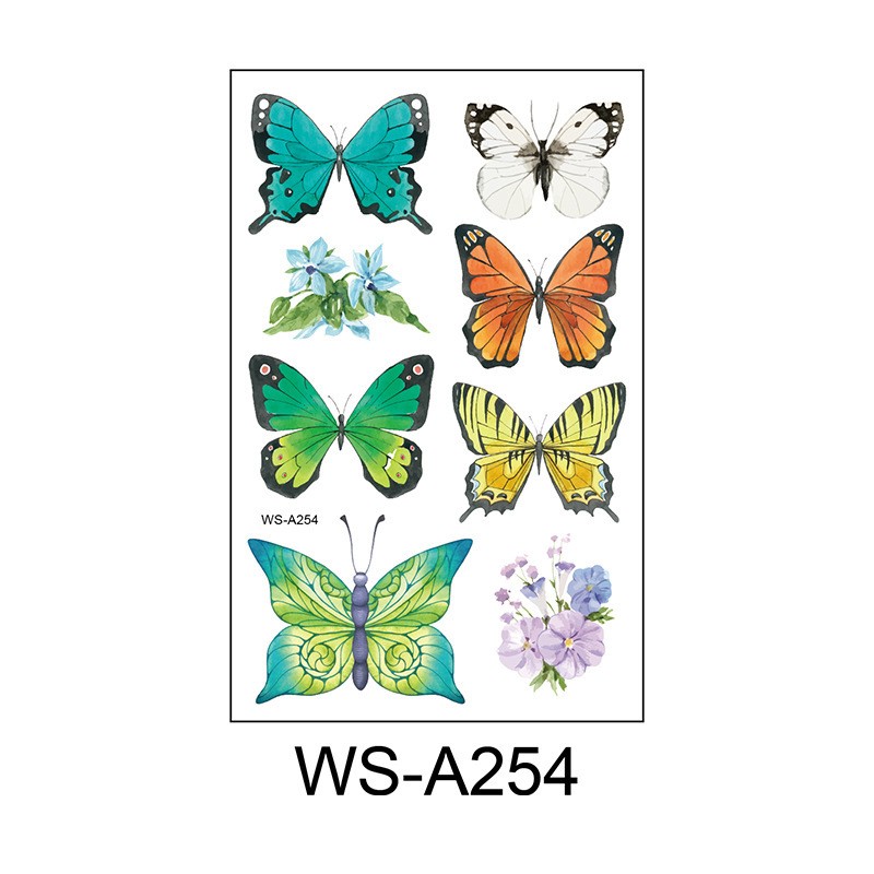 Pattern Ws - A254120X76Mm Sticker Sheet