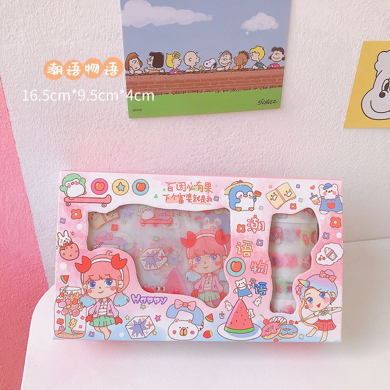Tide Language Story Washi and Sticker Gift Set