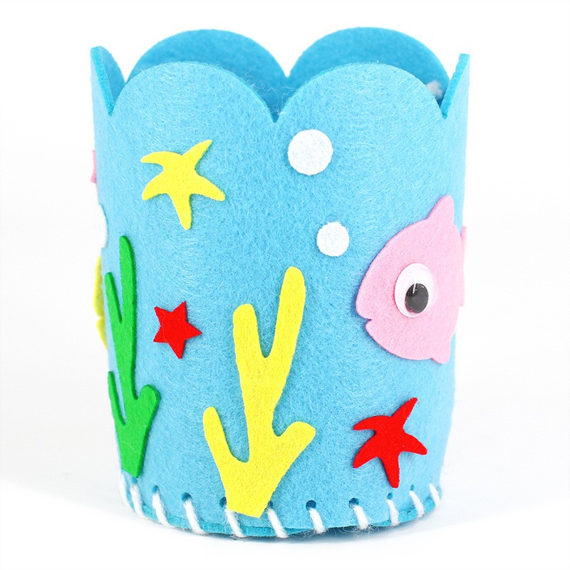 Non-Woven Pen Holder 5 Blue Ocean DIY Pen Holder
