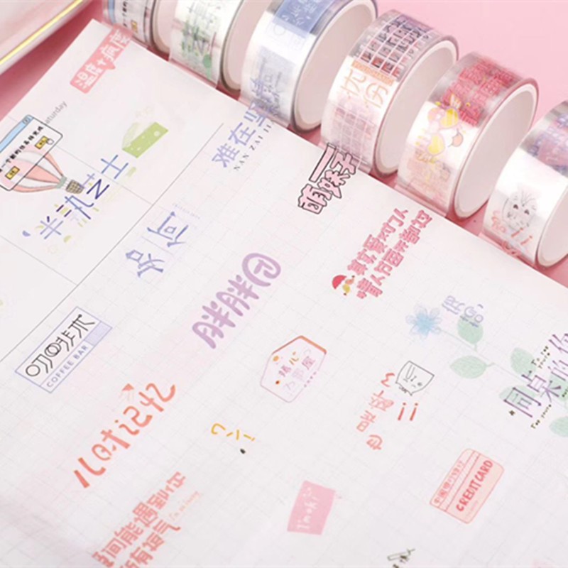 Pet Tide Language Pet Washi Tape