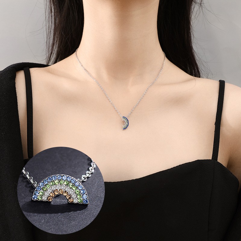 1114# Rainbow Kstyle Necklace Clearance