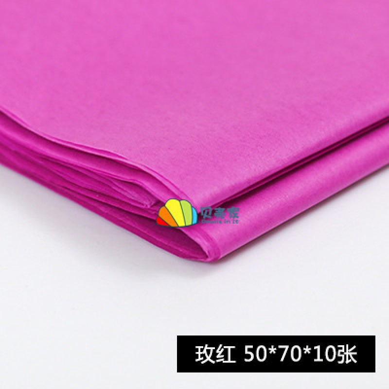 10 Pieces Of Rose Red - Tissue Paper Tissue Paper
