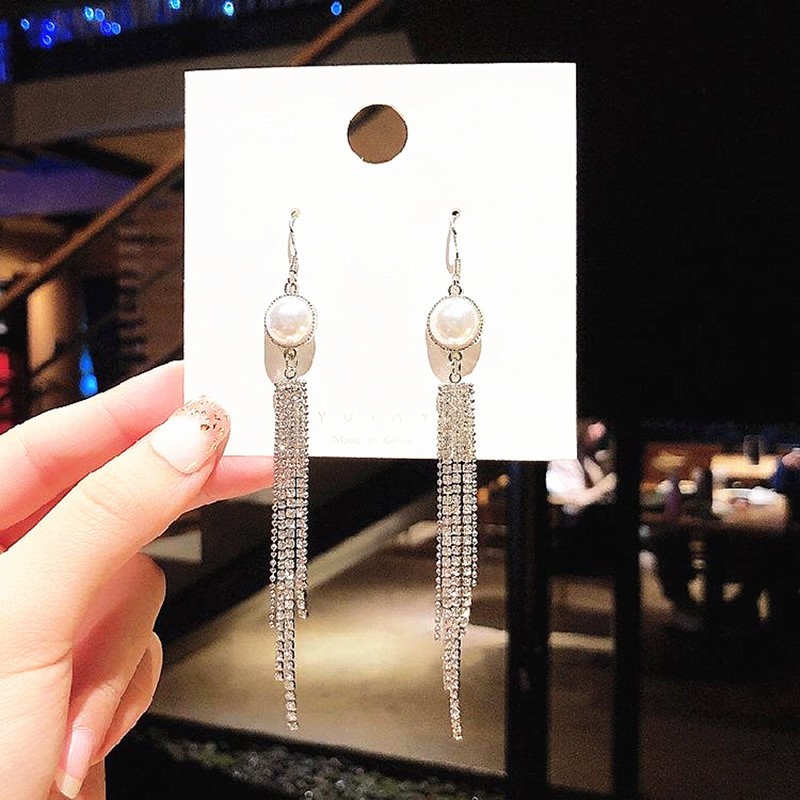 Silver South Korean Style Ear Rings