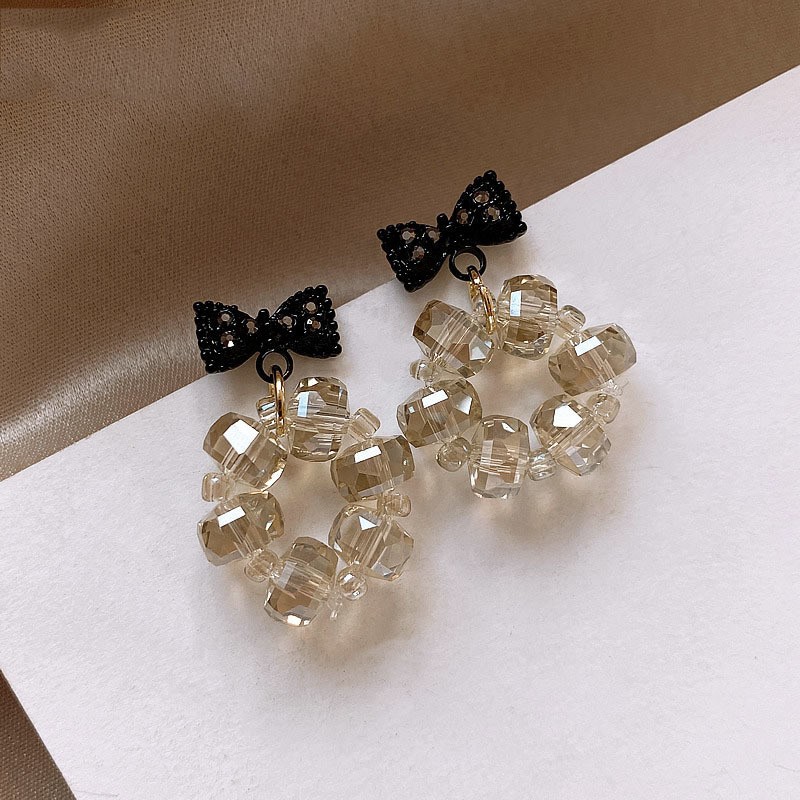 Gray South Korean Style Ear Rings Clearance