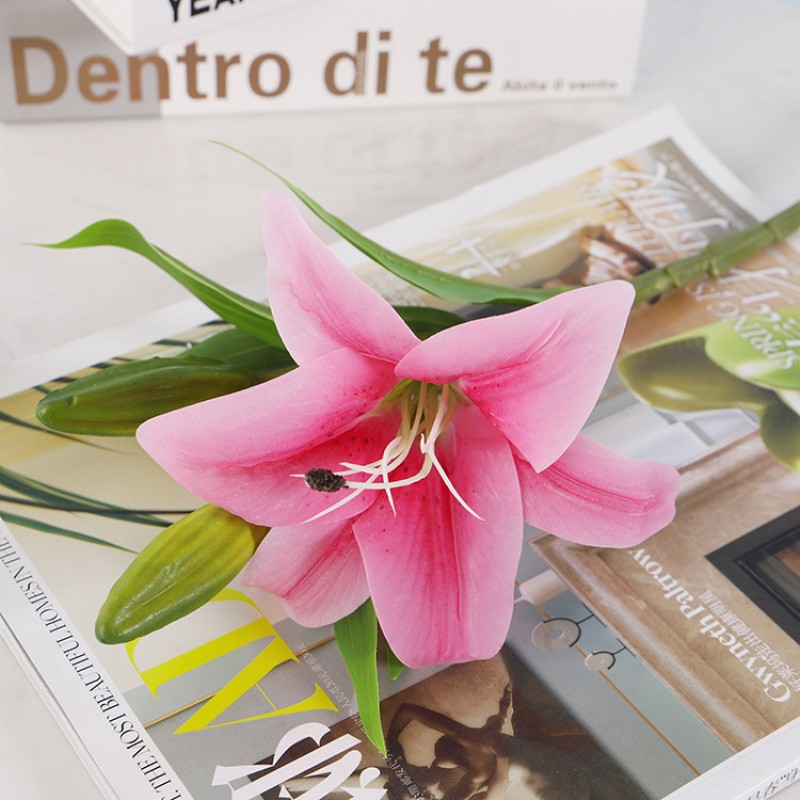 Pink Mini Lilly Artificial Flower