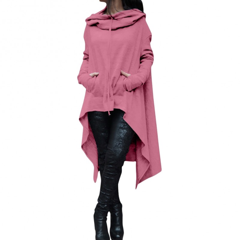 Pink Loose Moroccan Hoody Small