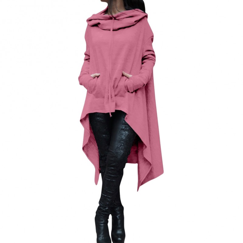 Pink Loose Moroccan Hoody Medium