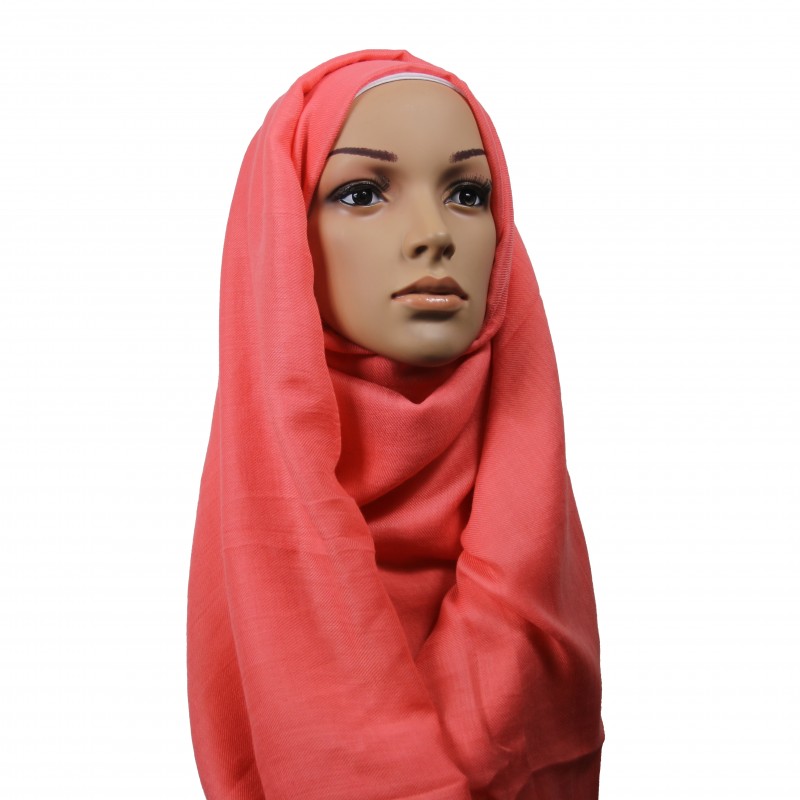 Apricot Pink Thick Maxi Hijab Clearance