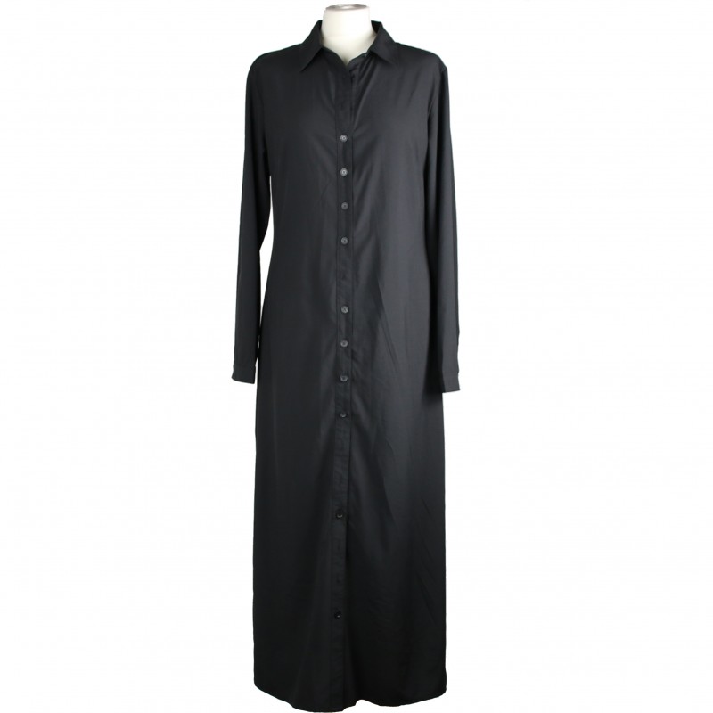 Dress Shirt Black Abaya - 8