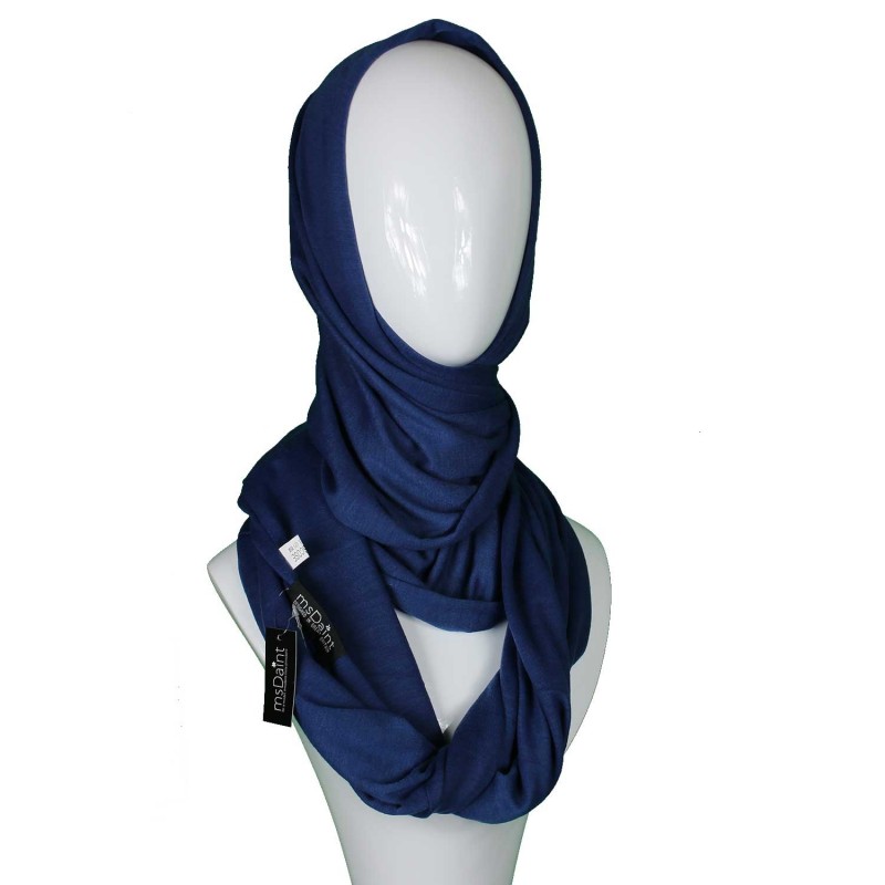 Blue Green Infinity Jersey Hijab
