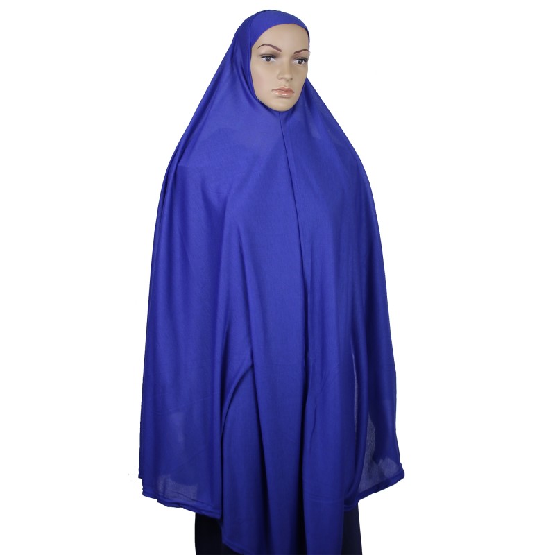 Blue Long Khimar - One Piece