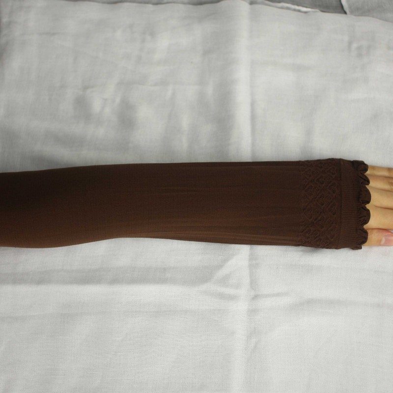 Brown Hijab Sleeves