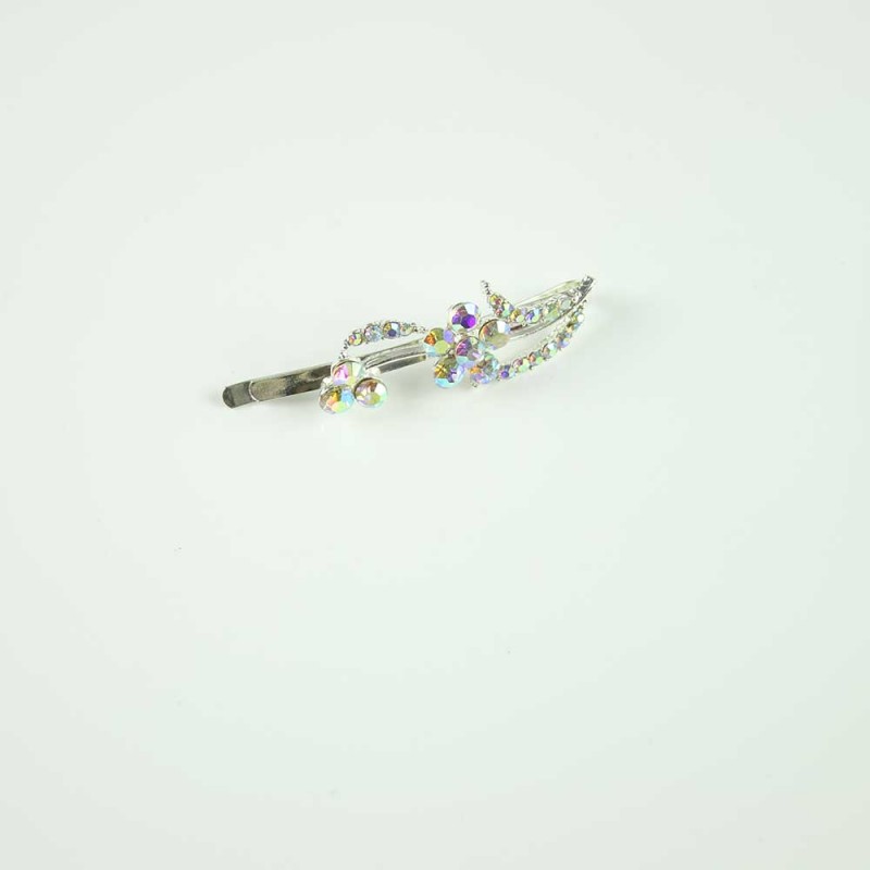 Crystal floral crystal hairpin