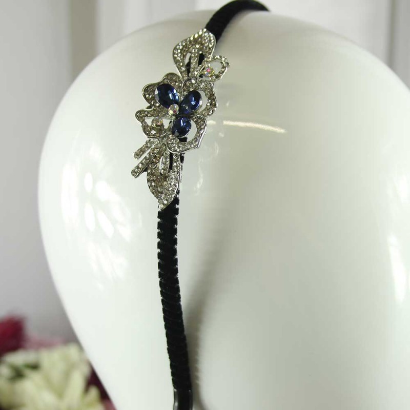 Poppy Crystals Headband