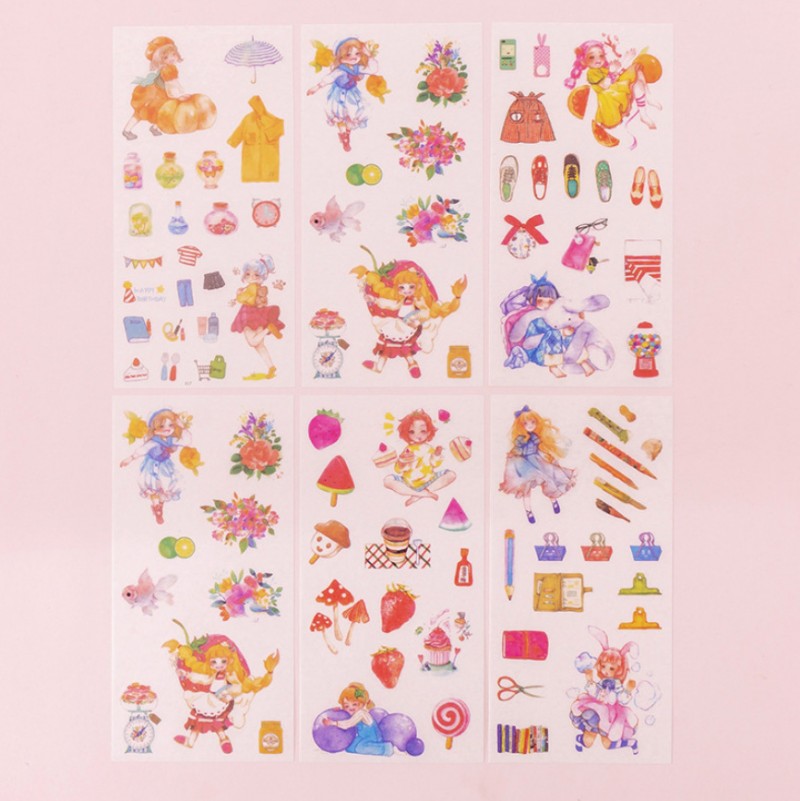 Sweet Girl Sticker Sheet