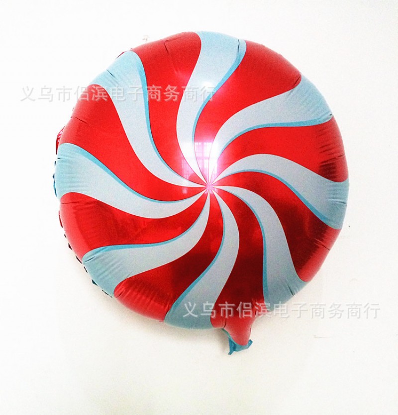 Red Lolipop Aluminium Foil Balloon