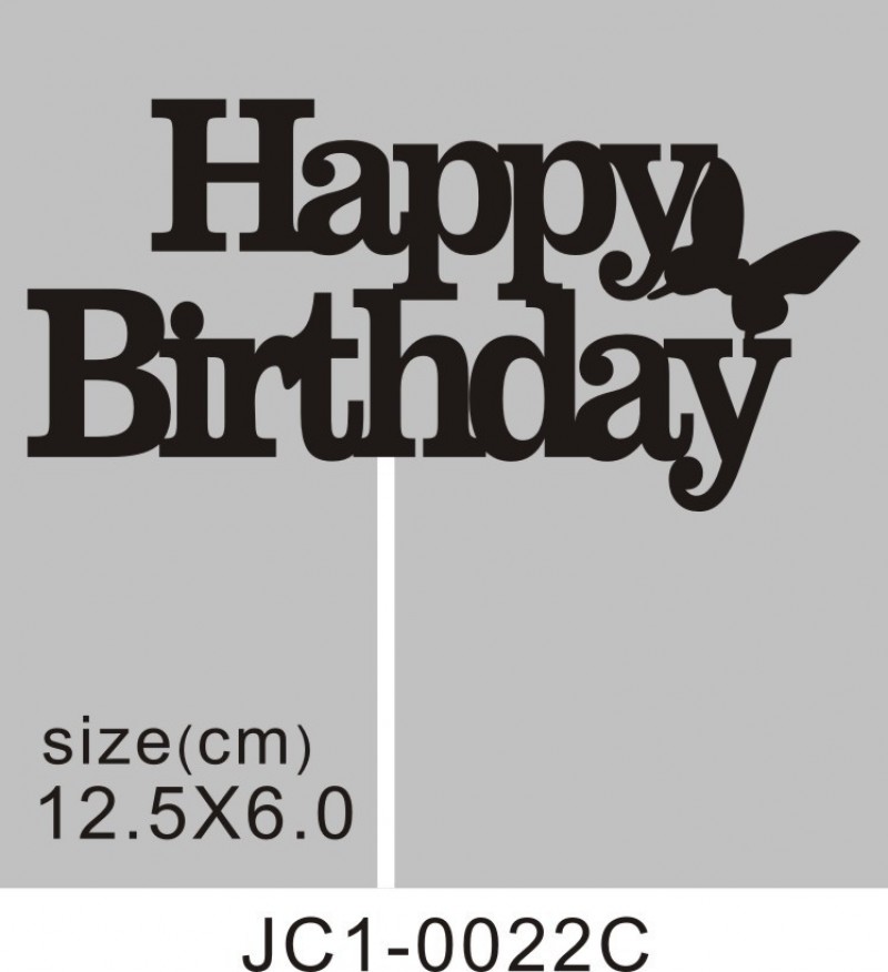 Jc1 - 0022Cf - 10 Pieces Cake Topper Decoration Clearance