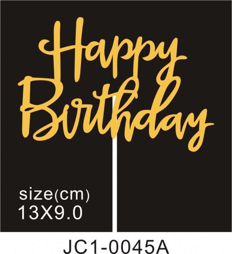 Jc1 - 0045Af - 10 Pieces Cake Topper Decoration