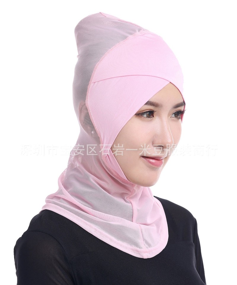 pink Modal Breathable Hijab Underscarf Clearance