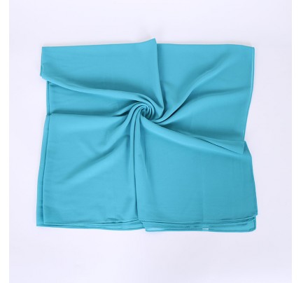 Ocean Pearl Chiffon Square Hijab