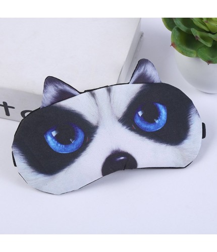 Winking Husky Cotton Eye Mask  Clearance