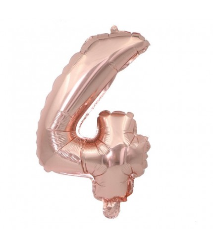rose gold-4 Aluminium Foil Balloon  Clearance