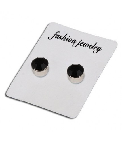 Black Magnetic Earrings 