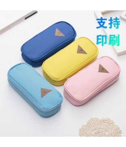 dark blue Canvas Pencil Case  Clearance