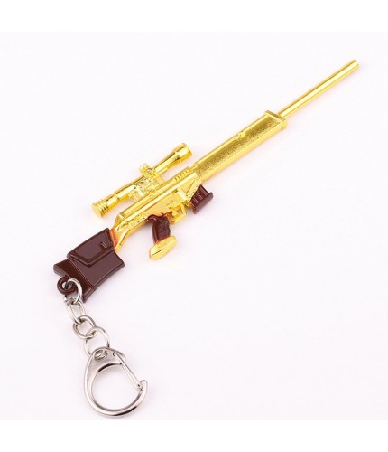 Gold M4 Weapon Keychain  Clearance