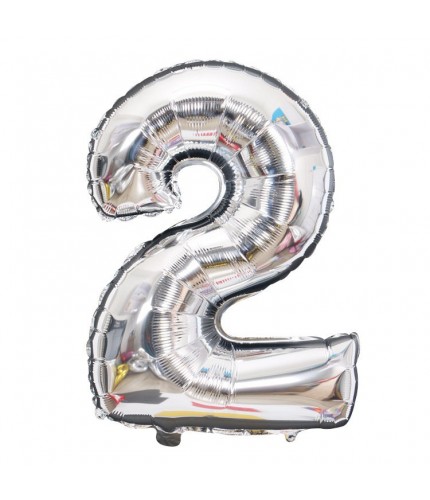 silver -2 Aluminium Foil Balloon  Clearance