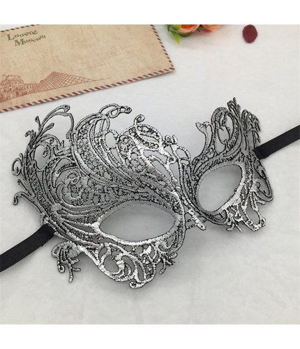 Silver Styling - Phoenix Lace Venetian Party Mask  Clearance